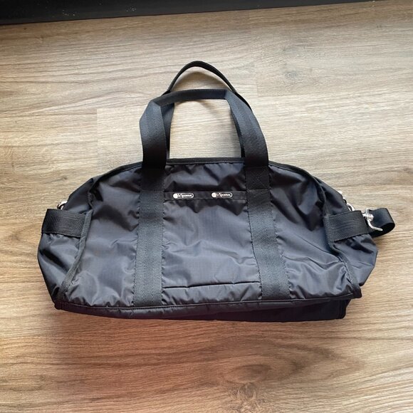 LeSportSac Black Nylon Tote/Weekender $80 Not used - Picture 4 of 14